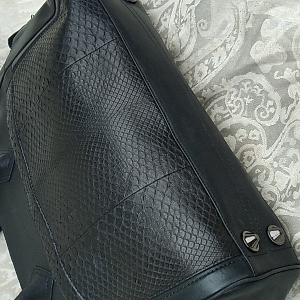 Reed Kraoff Leather Python Tote Bag - image 12